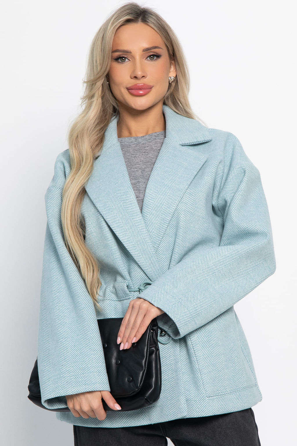 Пальто-пиджак (ткань: драп) - Lt collection фото 79