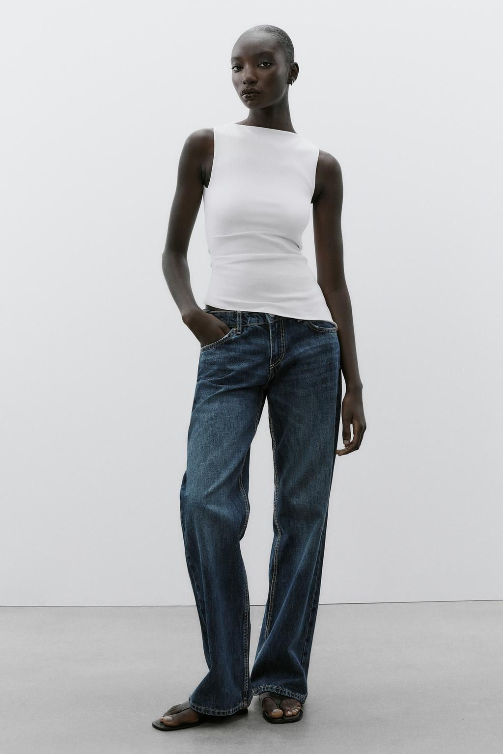 ASYMMETRIC DRAPED T-SHIRT - Zara фото 2