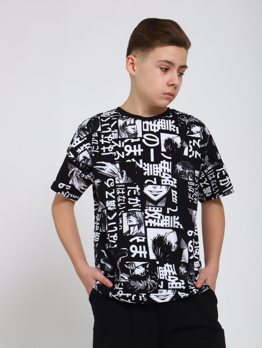 Футболка "Хьюго" черный