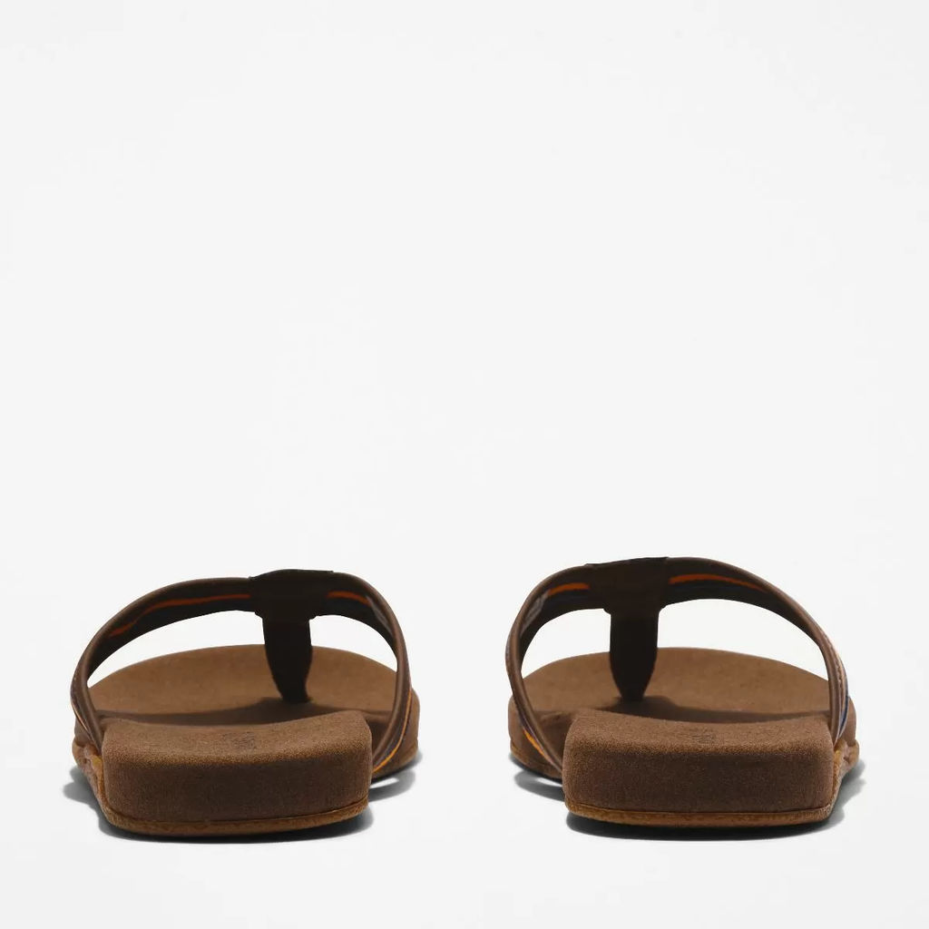 Сандалии Timberland Seaton Bay Strap Slide коричневые  фото 5