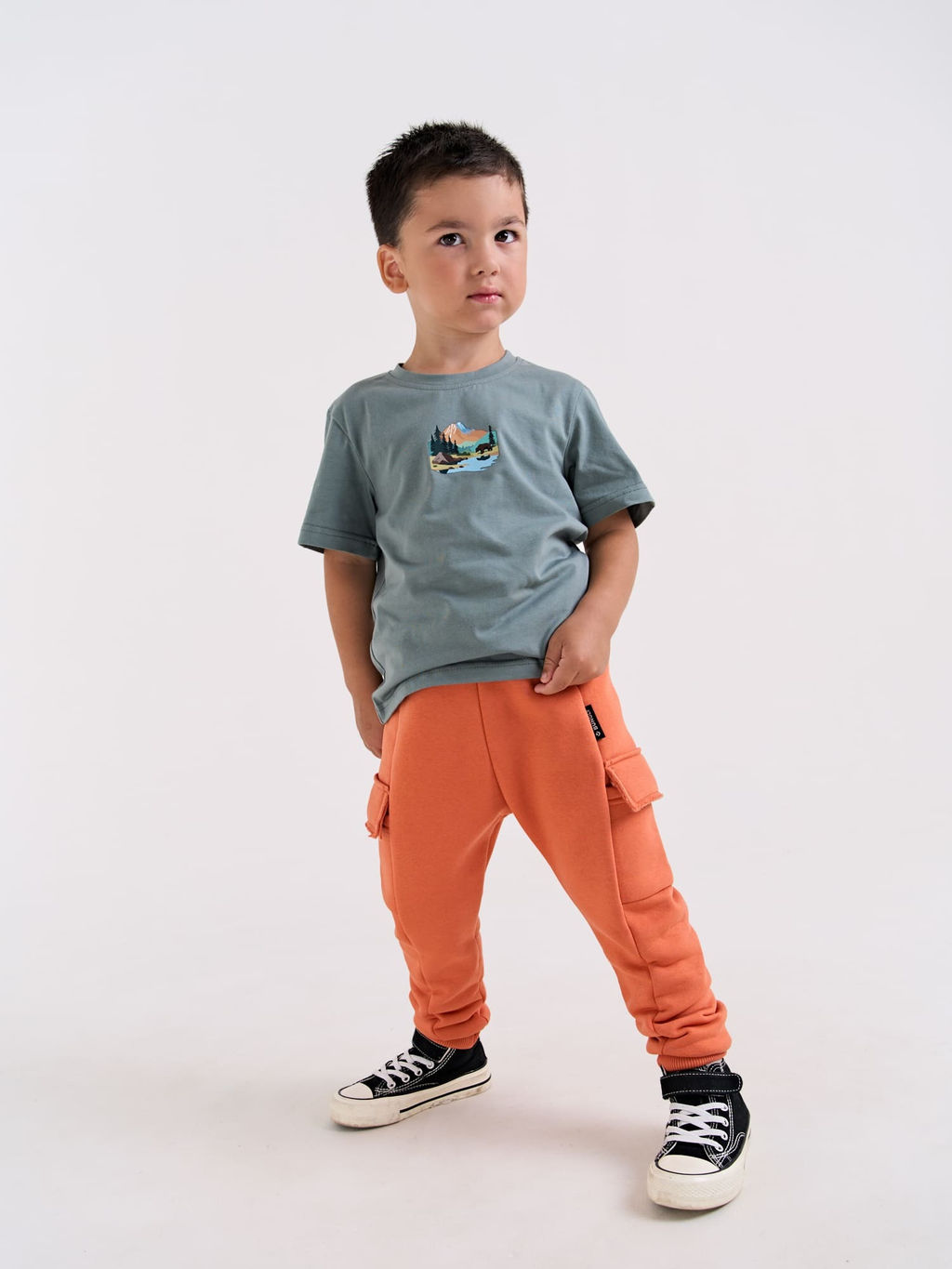 Джоггеры карго Паприка утепленные - Bungly фото 10