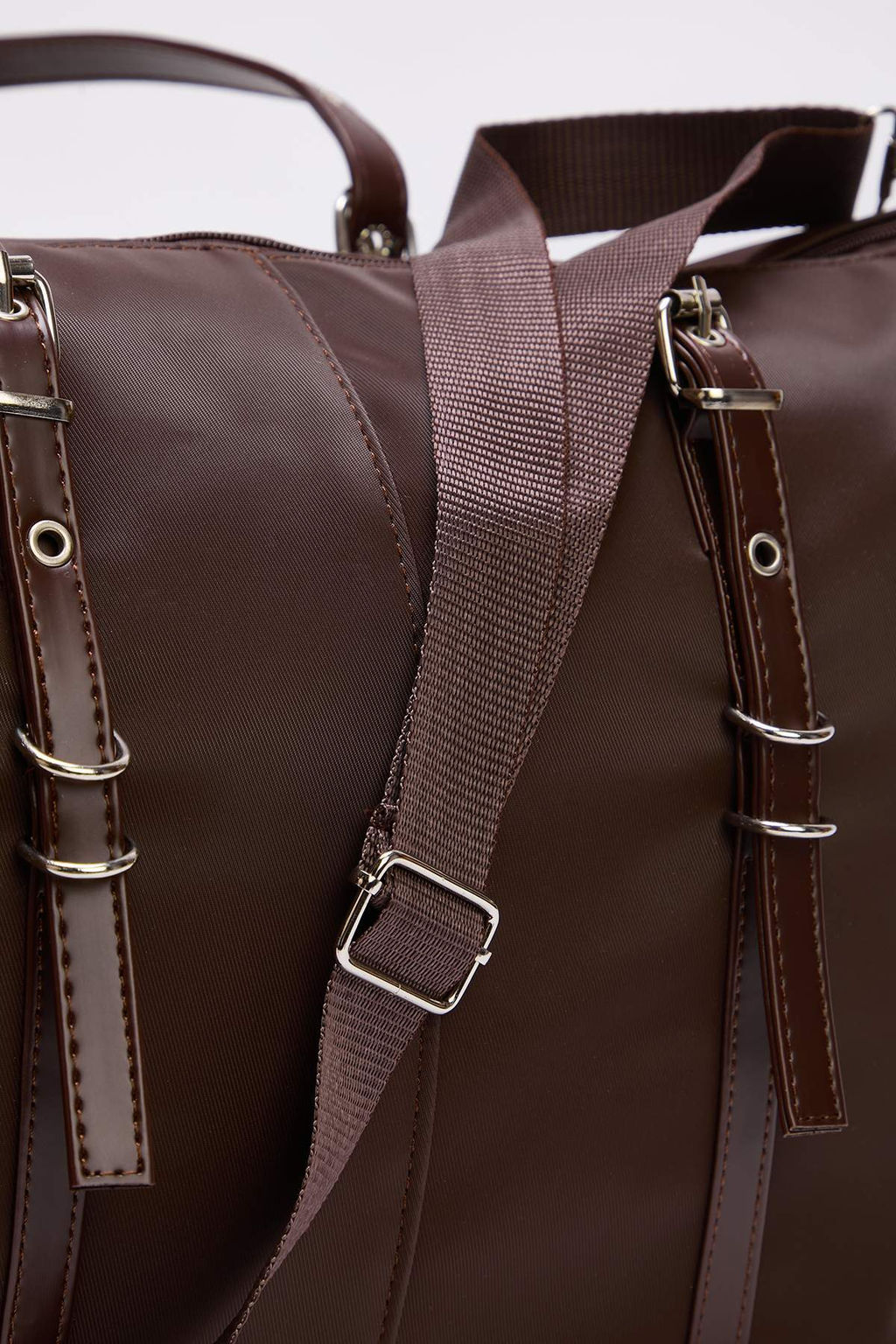 Kahverengi Cift Ask?l? Buyuk Maxi Tote Kad?n Omuz Cantas? TAKAW26OC00073 - Trendyolmilla фото 6