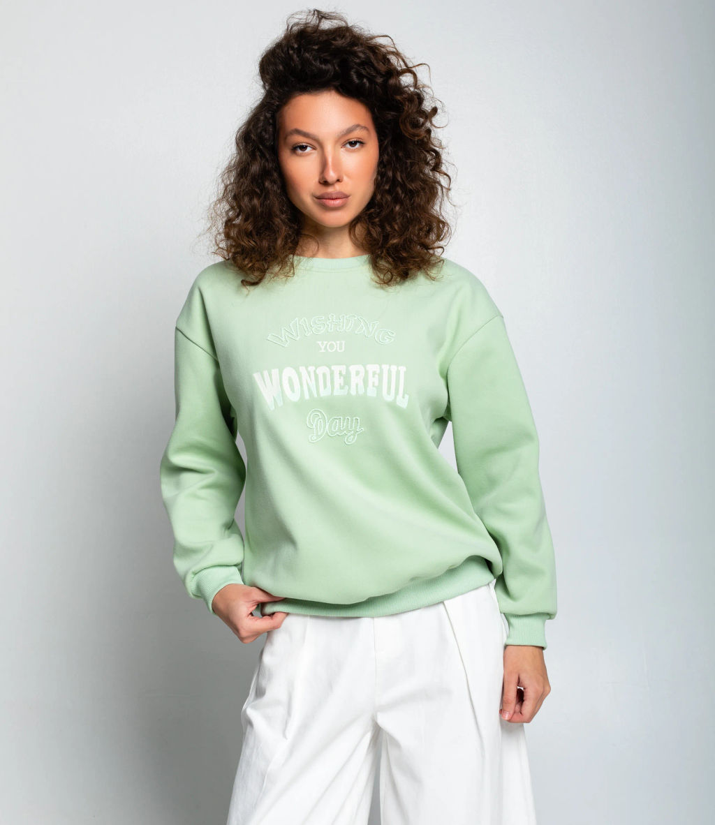 Свитшот #КТ2006 (7), мята