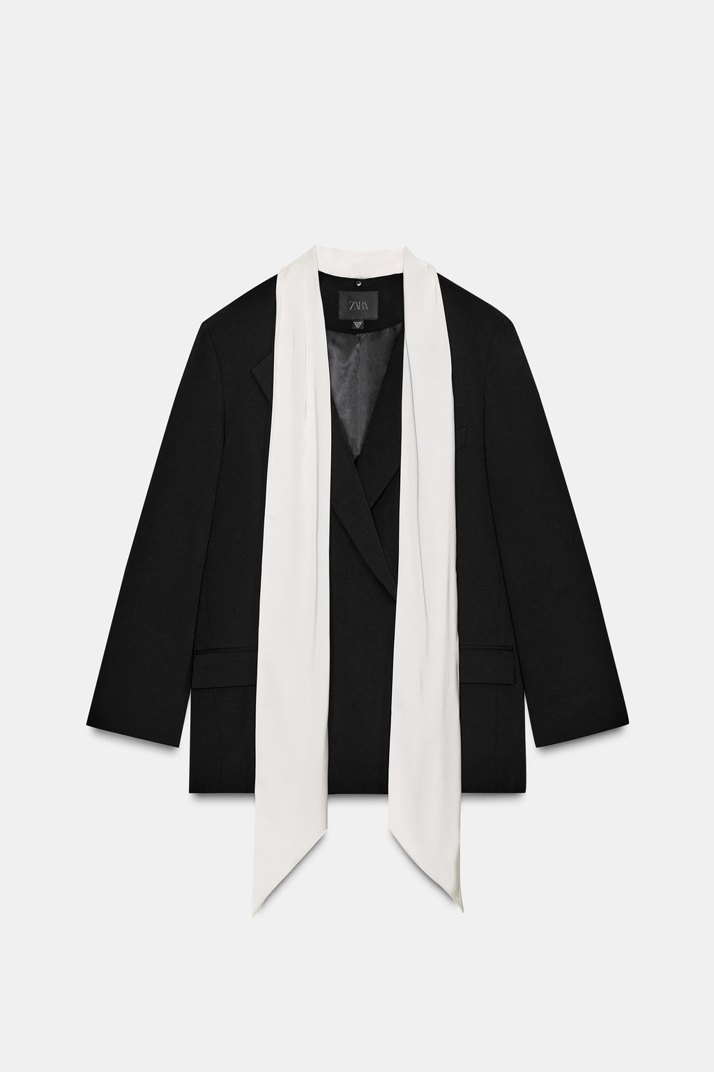 CONTRAST HANDKERCHIEF BLAZER - Zara фото 4