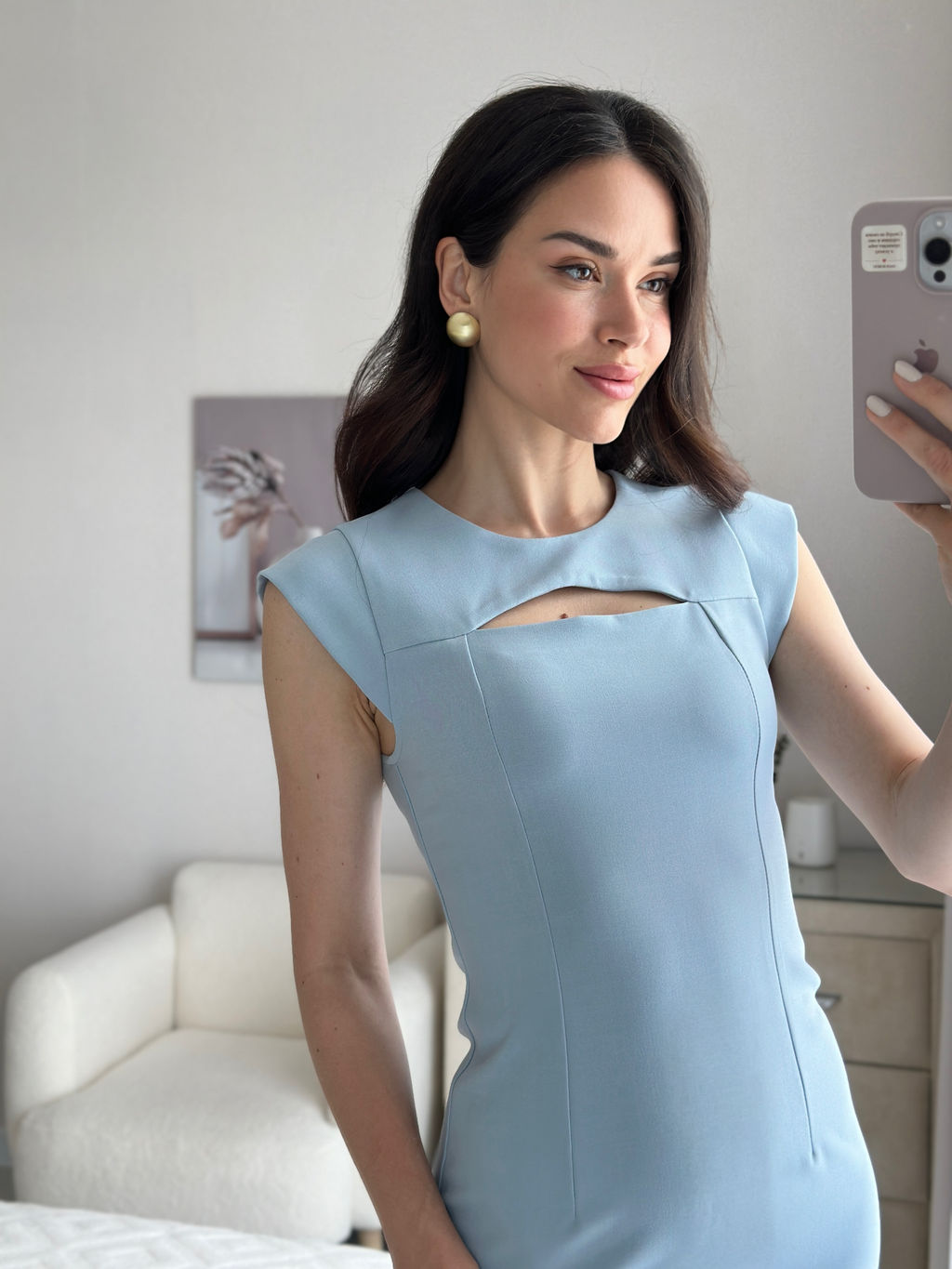 Платье Саньетто (лиловый) - Nadi bordo фото 9