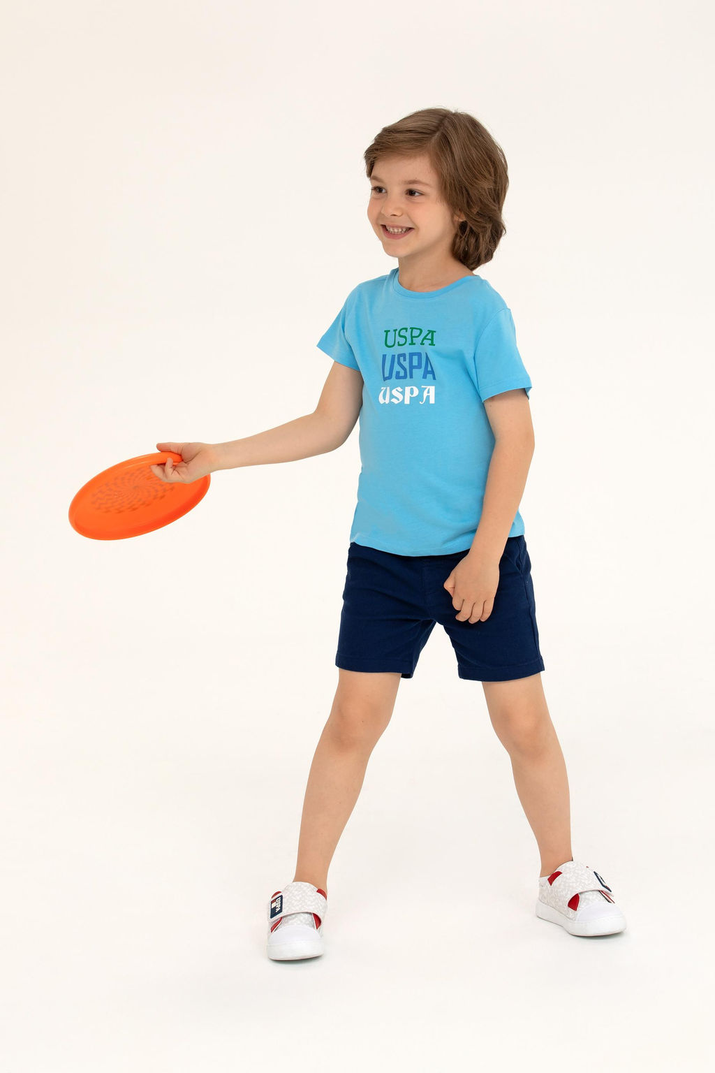 U. S. Polo Assn Детская бирюзовая футболка с круглым вырезом - U.s. polo assn фото 2