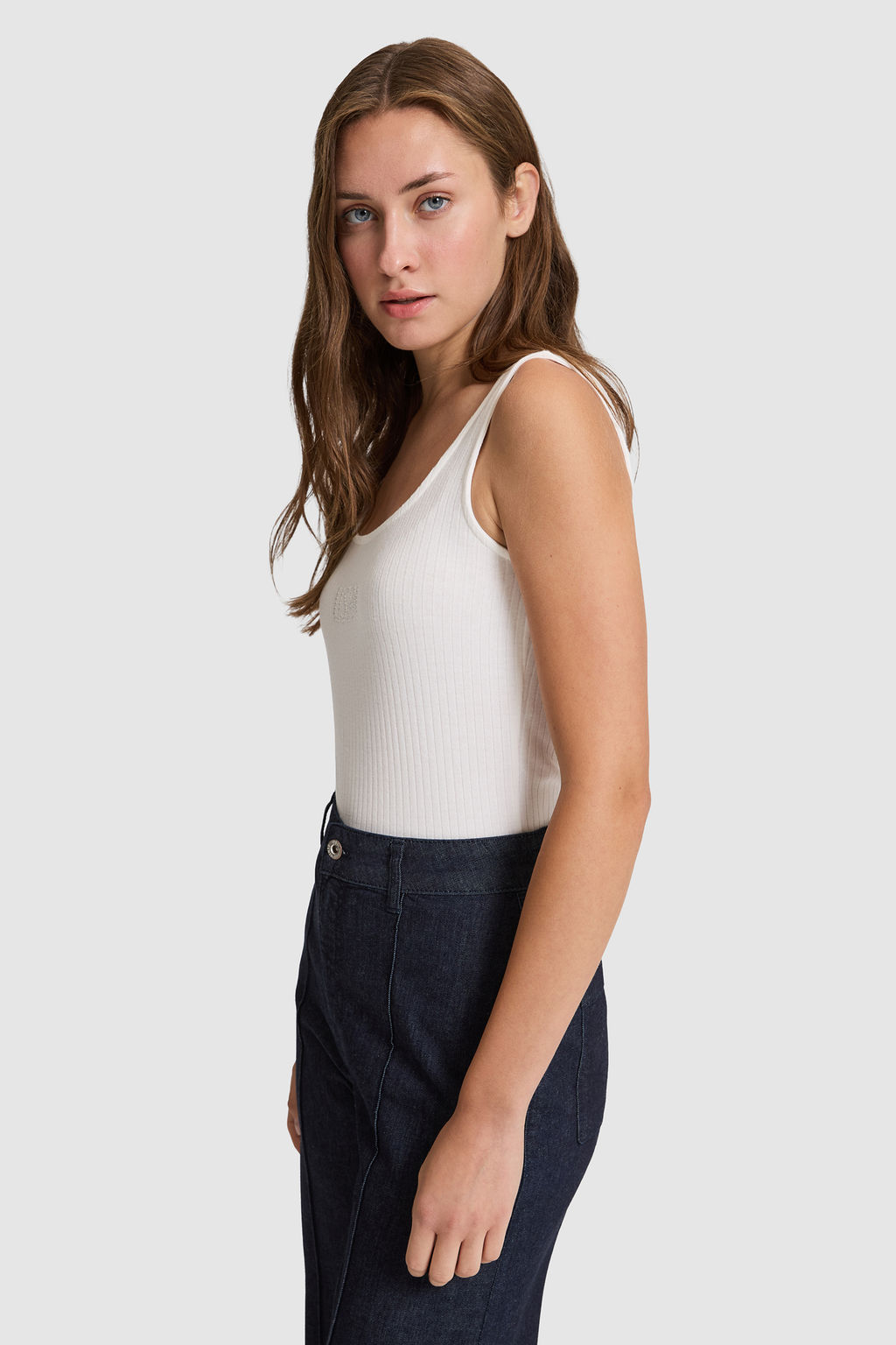 Kad_n Krem Kare Yaka Ti__rt - U.s. polo assn фото 3