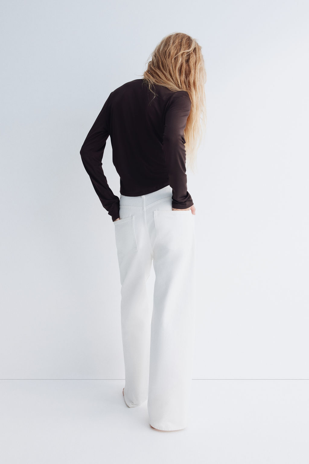 Top drapeado de punto - H&m фото 4