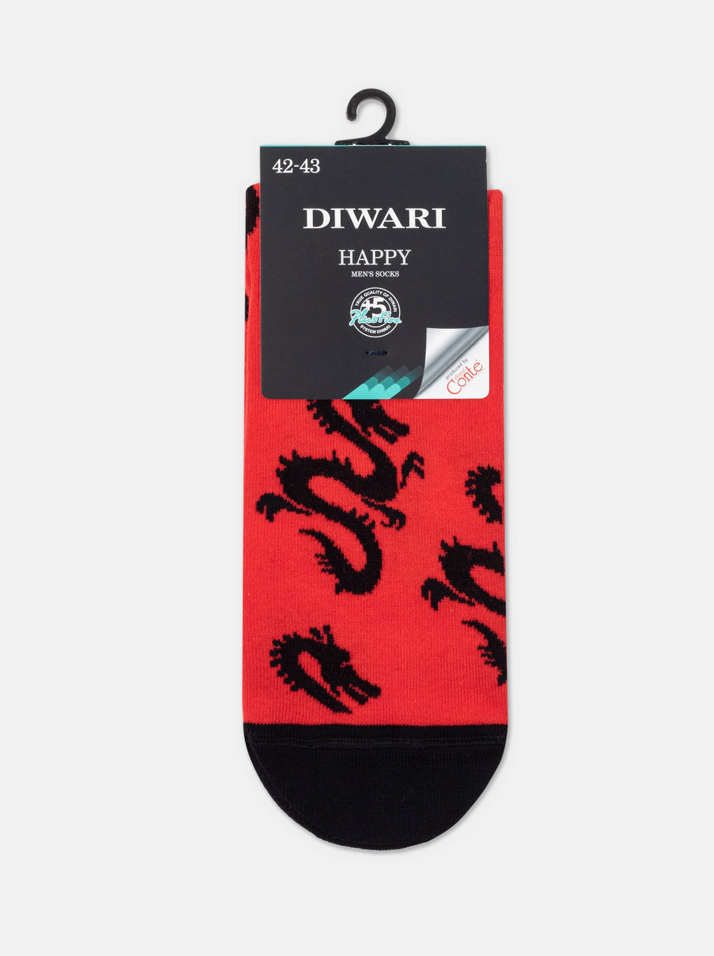 Цена за 2 пары. Носки мужские DIWARI HAPPY Хлопковые носки с рисунками - Conte elegant фото 5