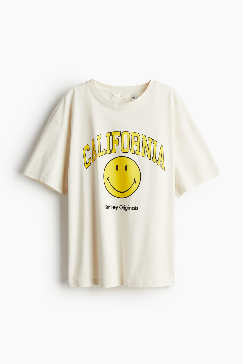 Camiseta oversize estampada - H&m фото 3