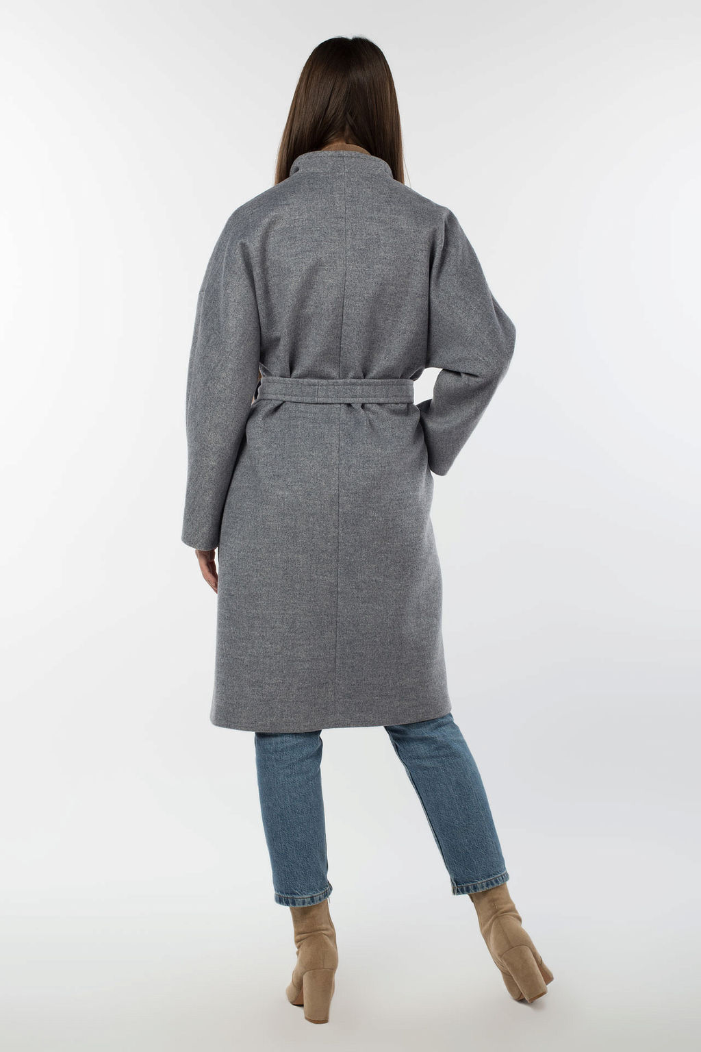 Пальто женское демисезонное (пояс) - El podio фото 6