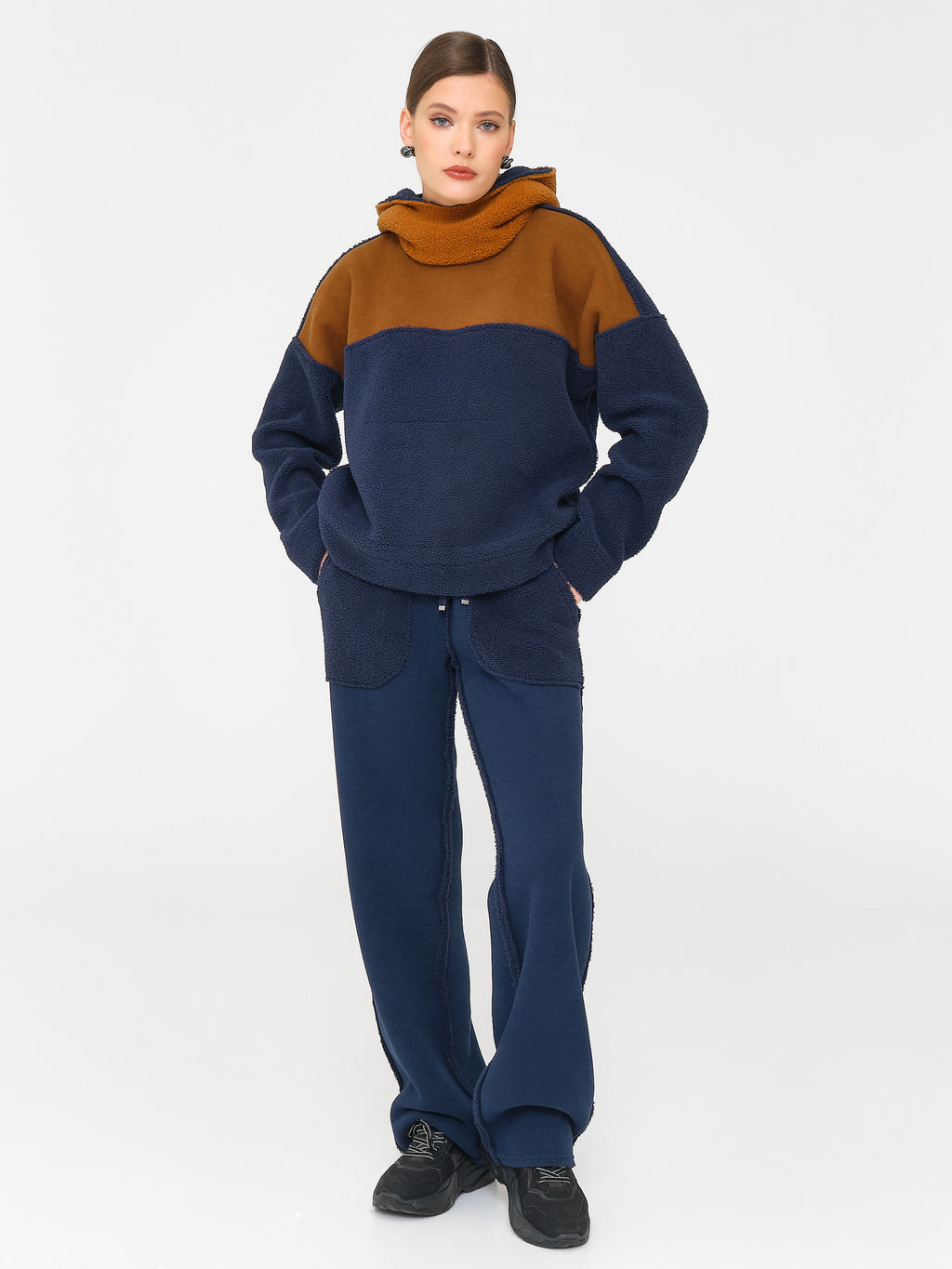 Джемпер двусторонний с капюшоном - Stilla фото 3