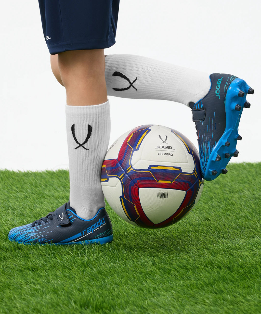 Носки высокие JOGEL ESSENTIAL High Cushioned Socks 2, белый, 2 пары фото 9