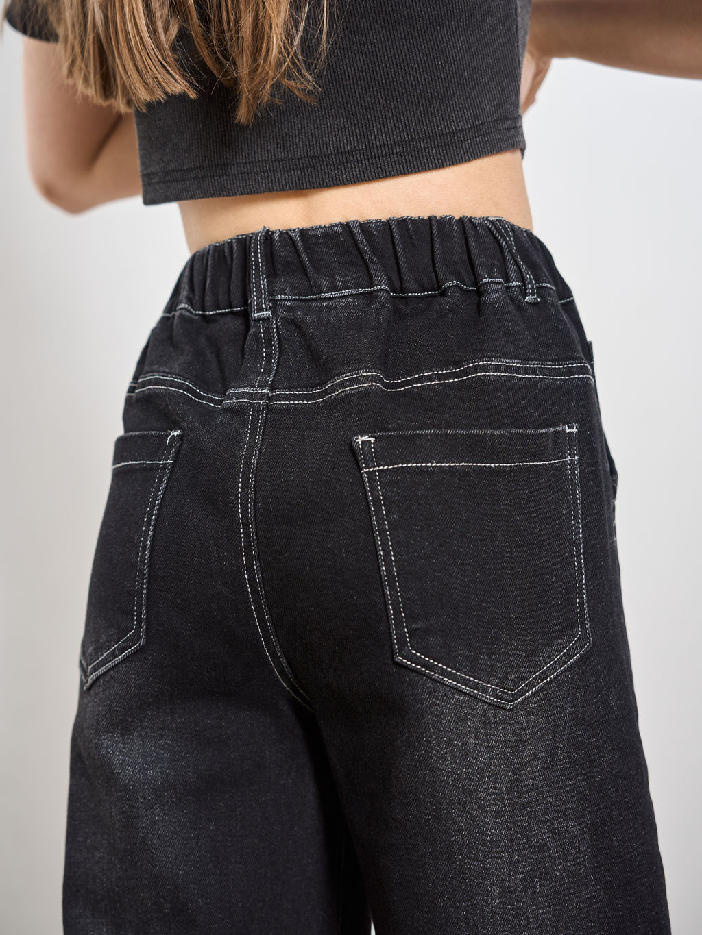 Джинсы-палаццо для девочек - СИНЯЯ МОДА фото 9