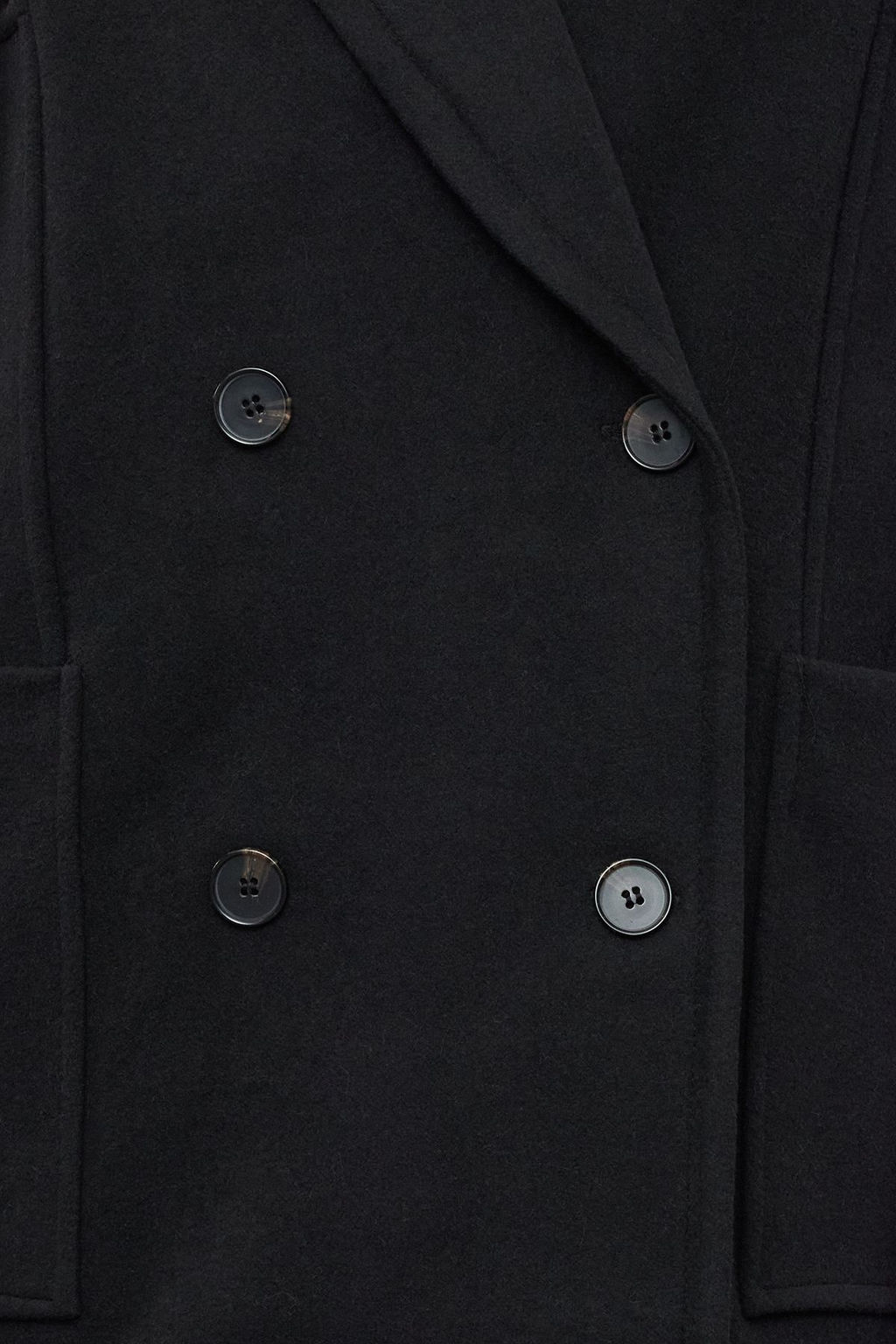 Siyah Cep Detayl? Yumusak Dokulu Regular K?sa Kaban TWOAW25KB00007