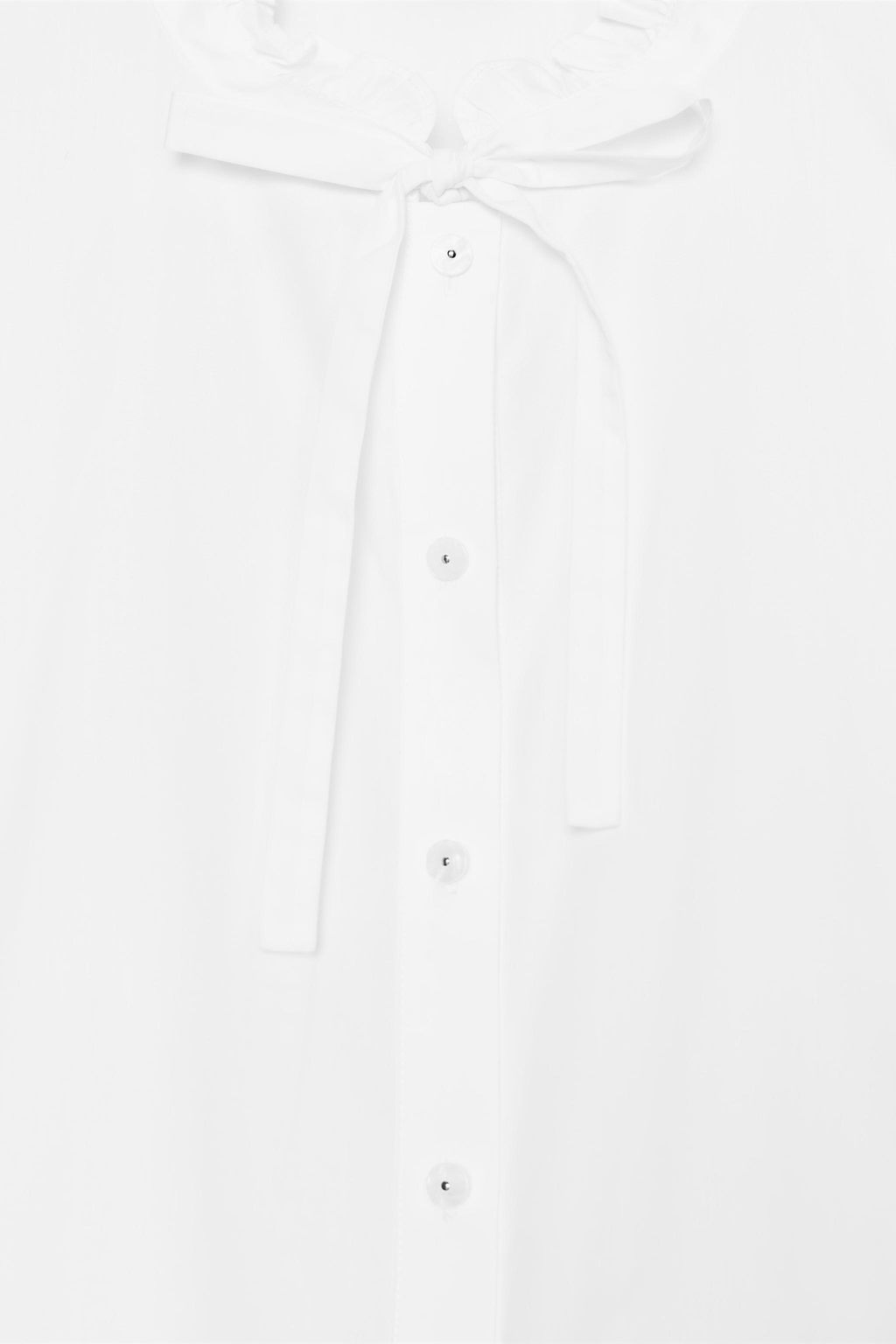 PEPLUM POPLIN SHIRT WITH BOW - Zara фото 9