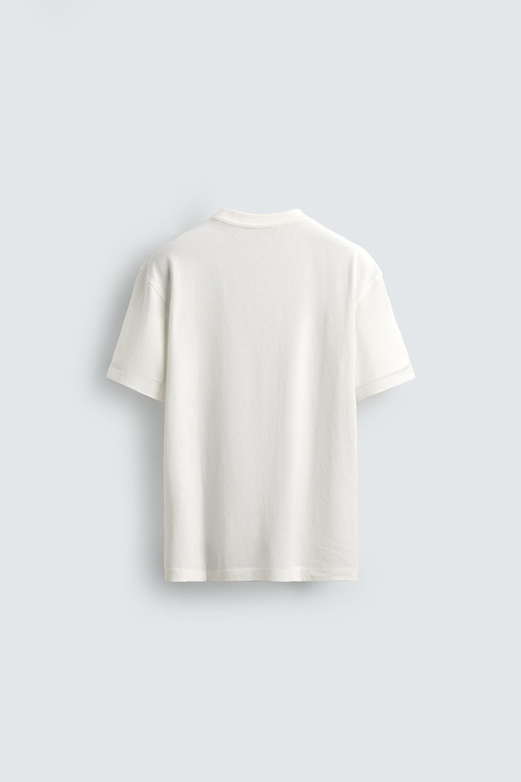CAMISETA BOLSILLO AARON LEVINE X ZARA / Crudo