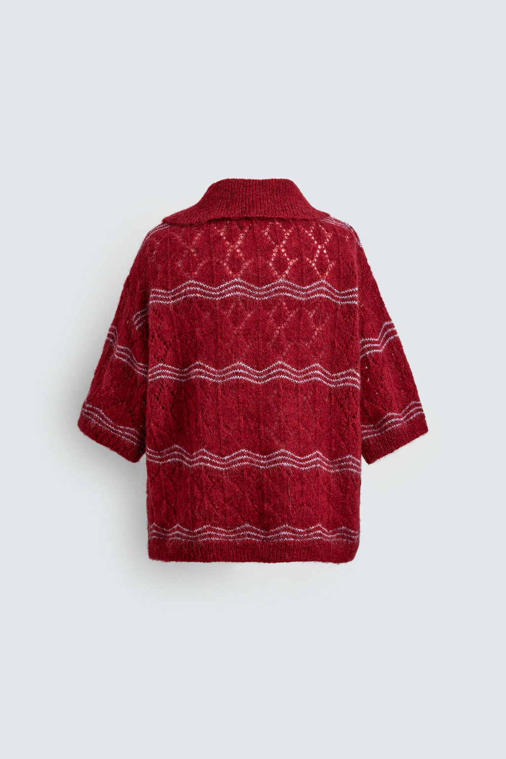 OPENWORK KNIT POLO SHIRT HARRY LAMBERT FOR ZARA X DISNEY  фото 2