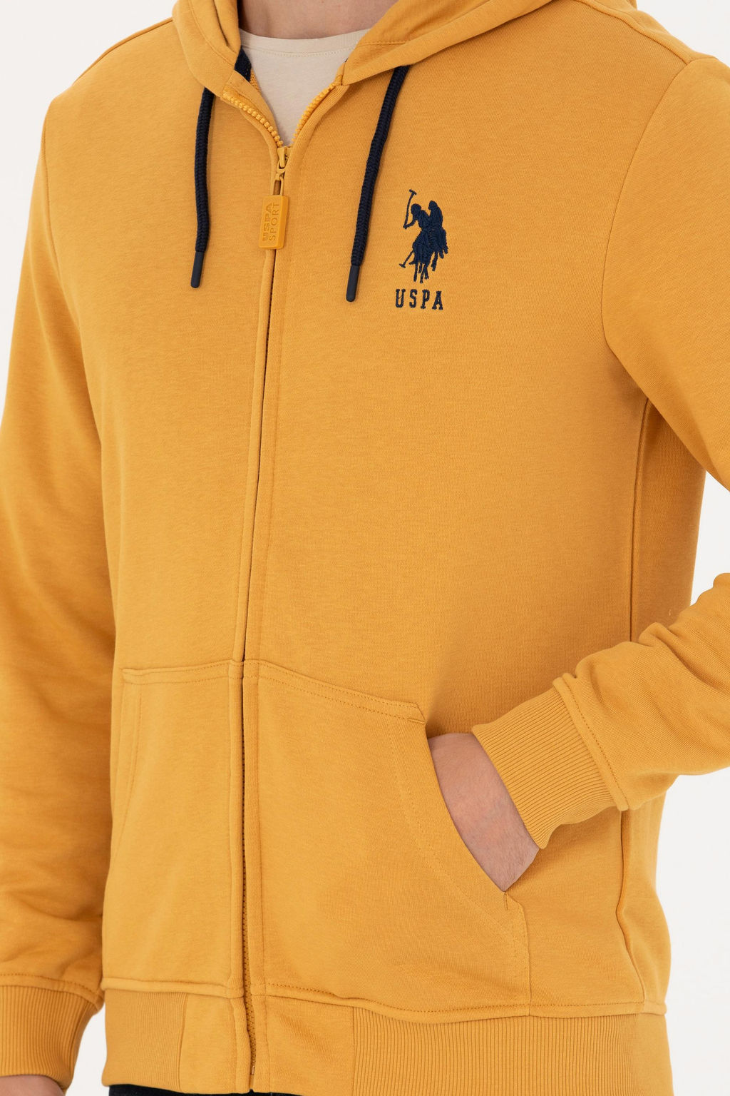 U. S. Polo Assn / Мужской горчичный свитшот - U.s. polo assn фото 19
