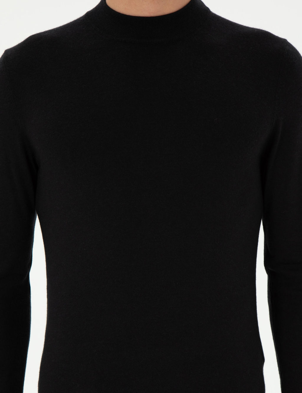 Черный зауженный свитер - Cacharel фото 6