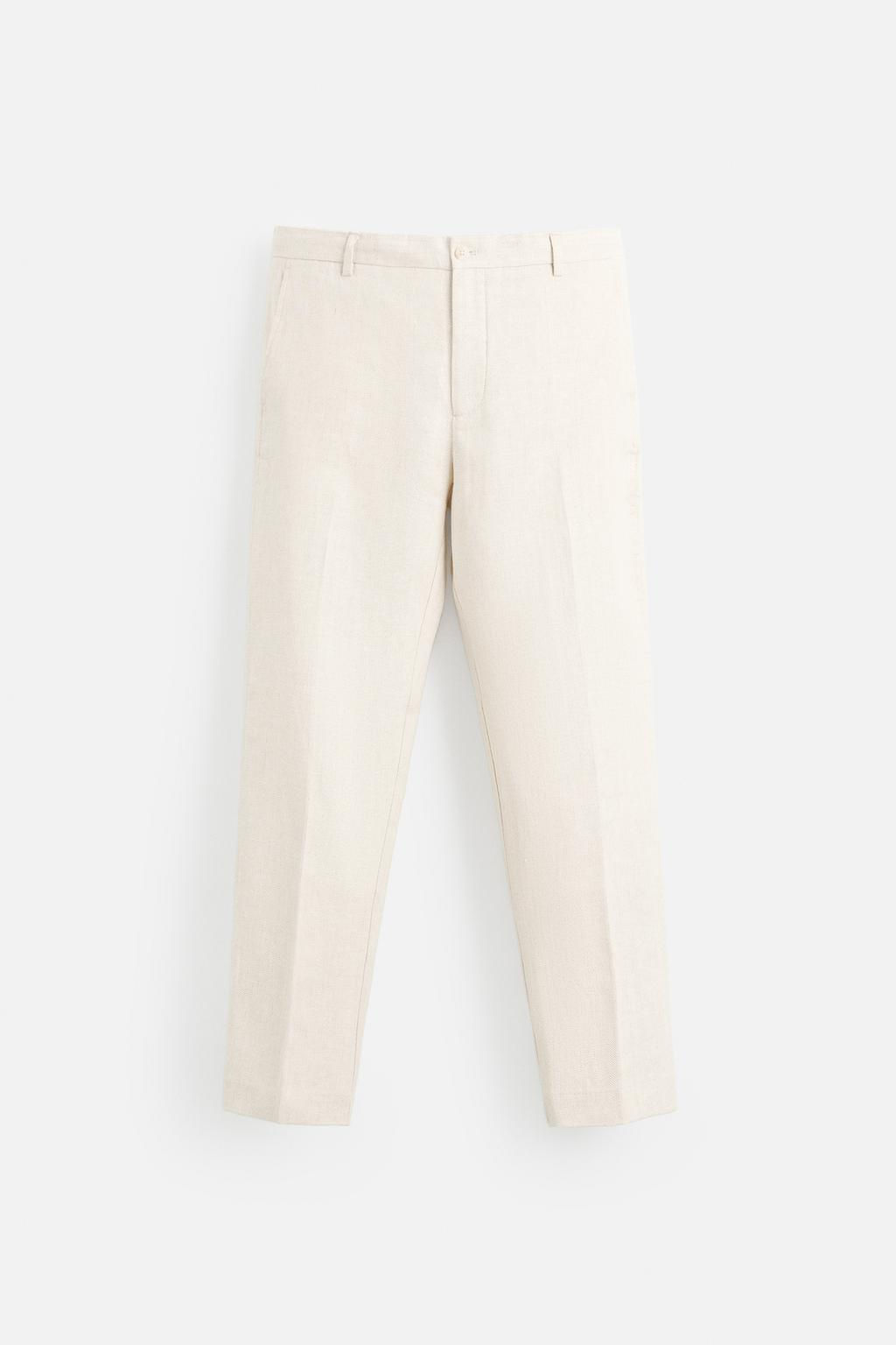 LINEN TROUSERS - Zara фото 8