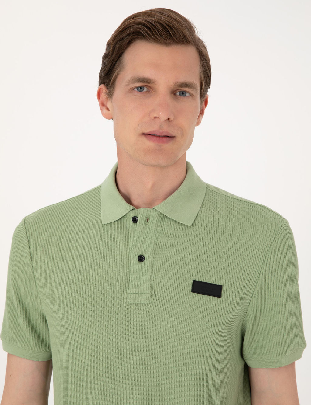 _a_la Ye_ili Slim Fit _rme Dokulu Polo Yaka Ti__rt - Pierre cardin фото 2