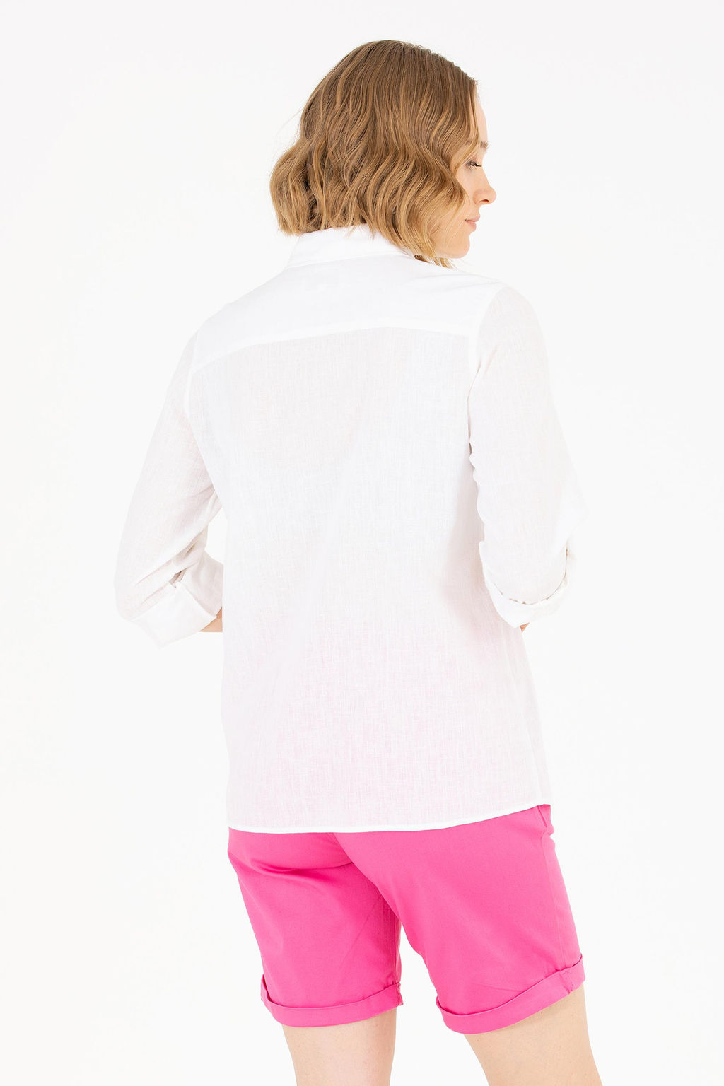 Рубашка женская белая Uzunkol Basic - U.s. polo assn фото 5