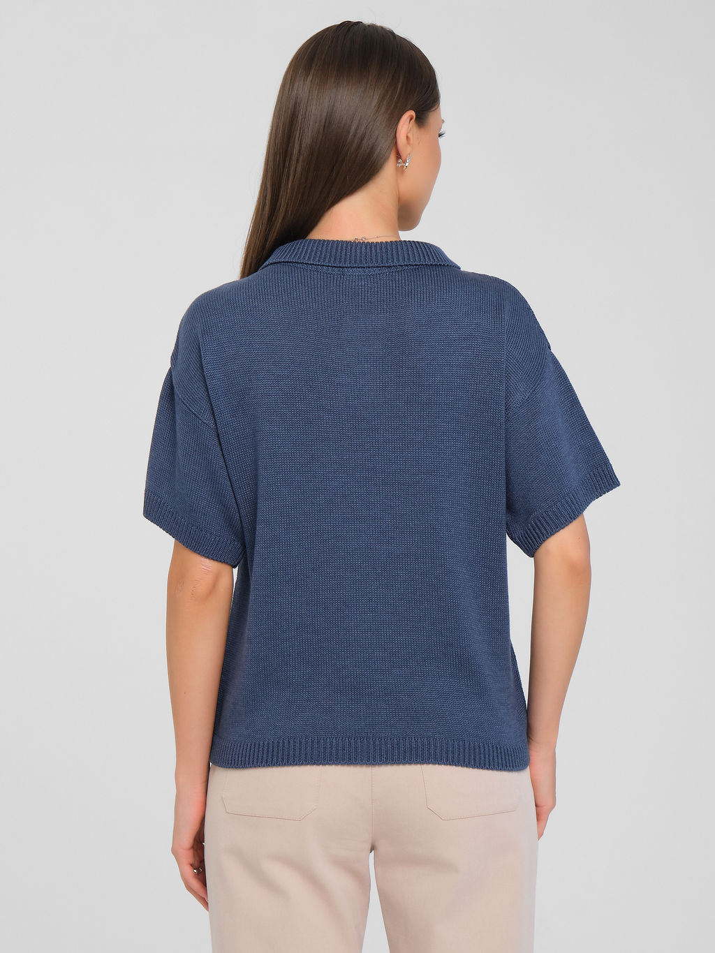 Джемпер вязаный с воротником - Stilla фото 5