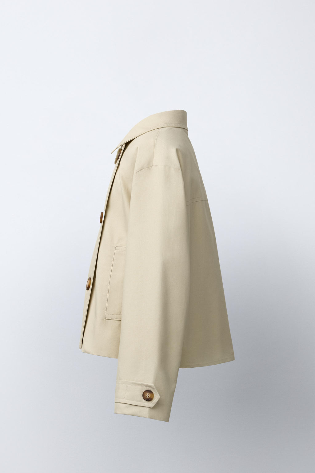 TRENCH CORTO / Beige - Zara фото 4