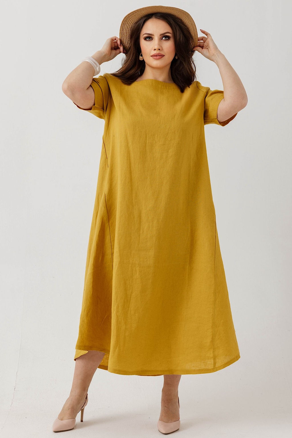 Платье 8808-6/02/Желтый