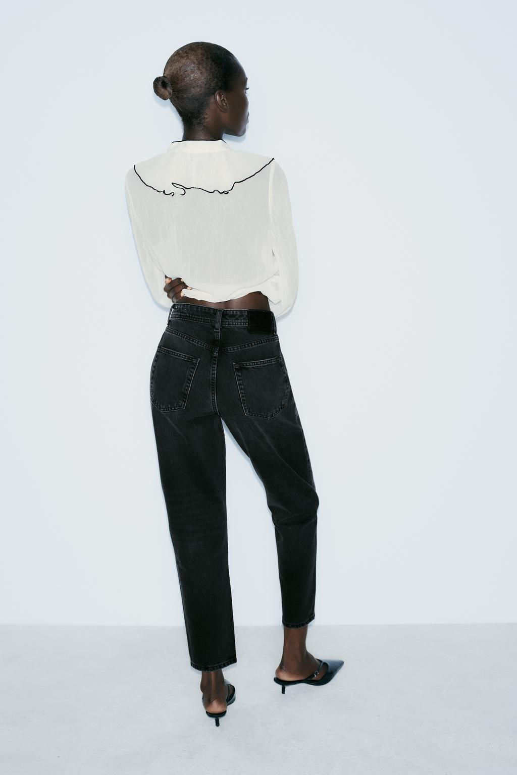 Z1975 MOM-FIT HIGH-WAIST JEANS - Zara фото 14