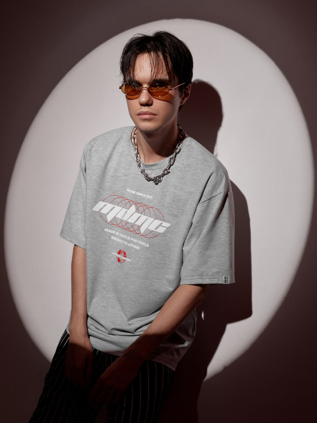 Футболка мужская MDMC Серый меланж М-25ФМ MODAMICA