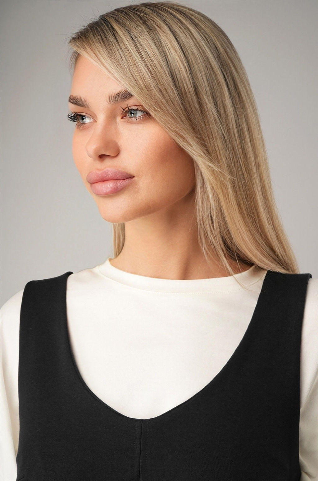 Женское офисное платье - сарафан Happyfox