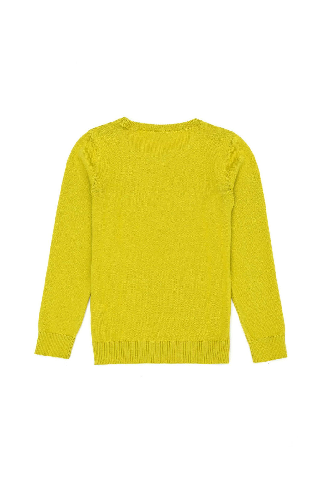 U. S. Polo Assn Базовый свитер с круглым вырезом фисташкового цвета для девочек - U.s. polo assn фото 5