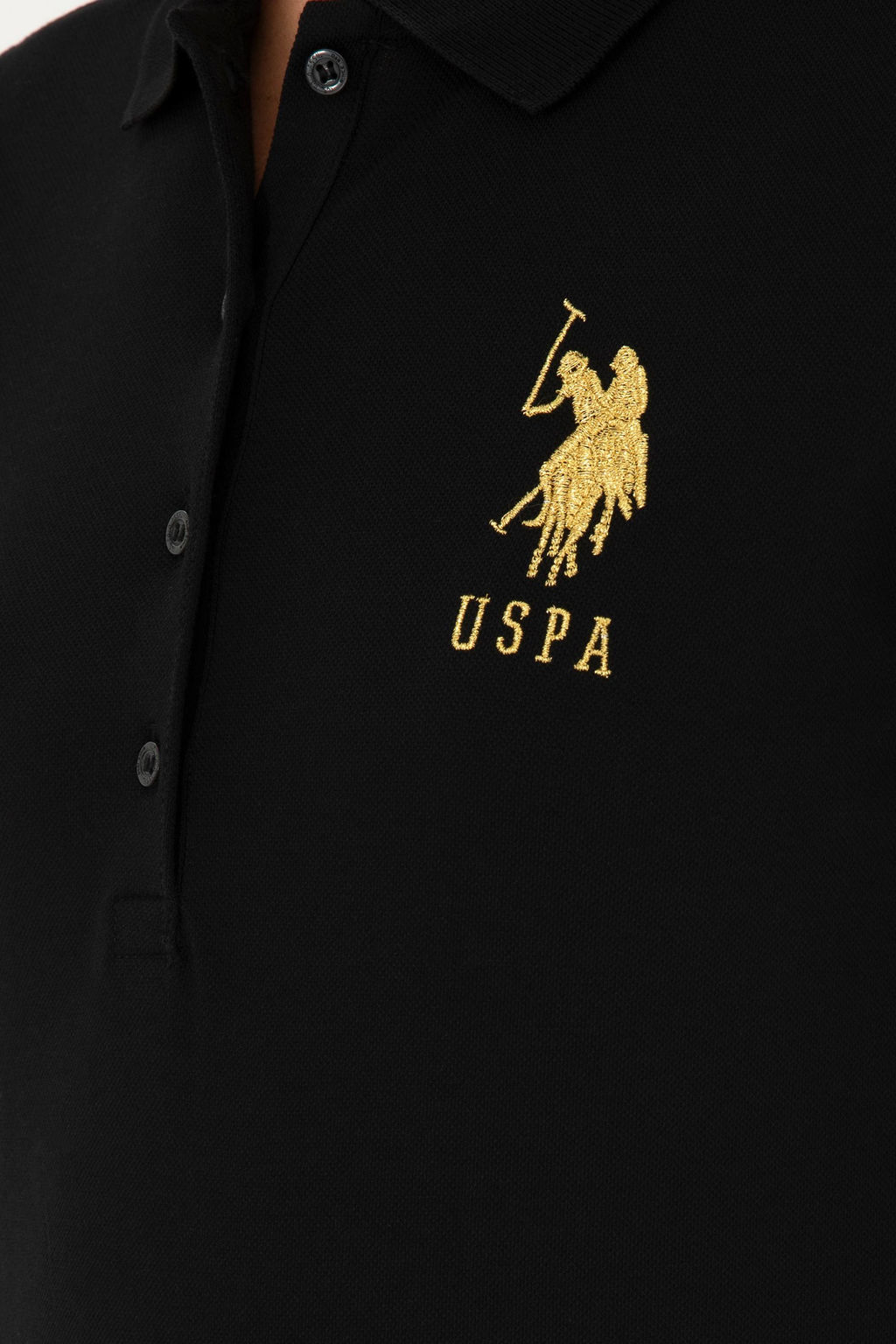 Kad_n Siyah Basic Polo Yaka Ti__rt - U.s. polo assn фото 7