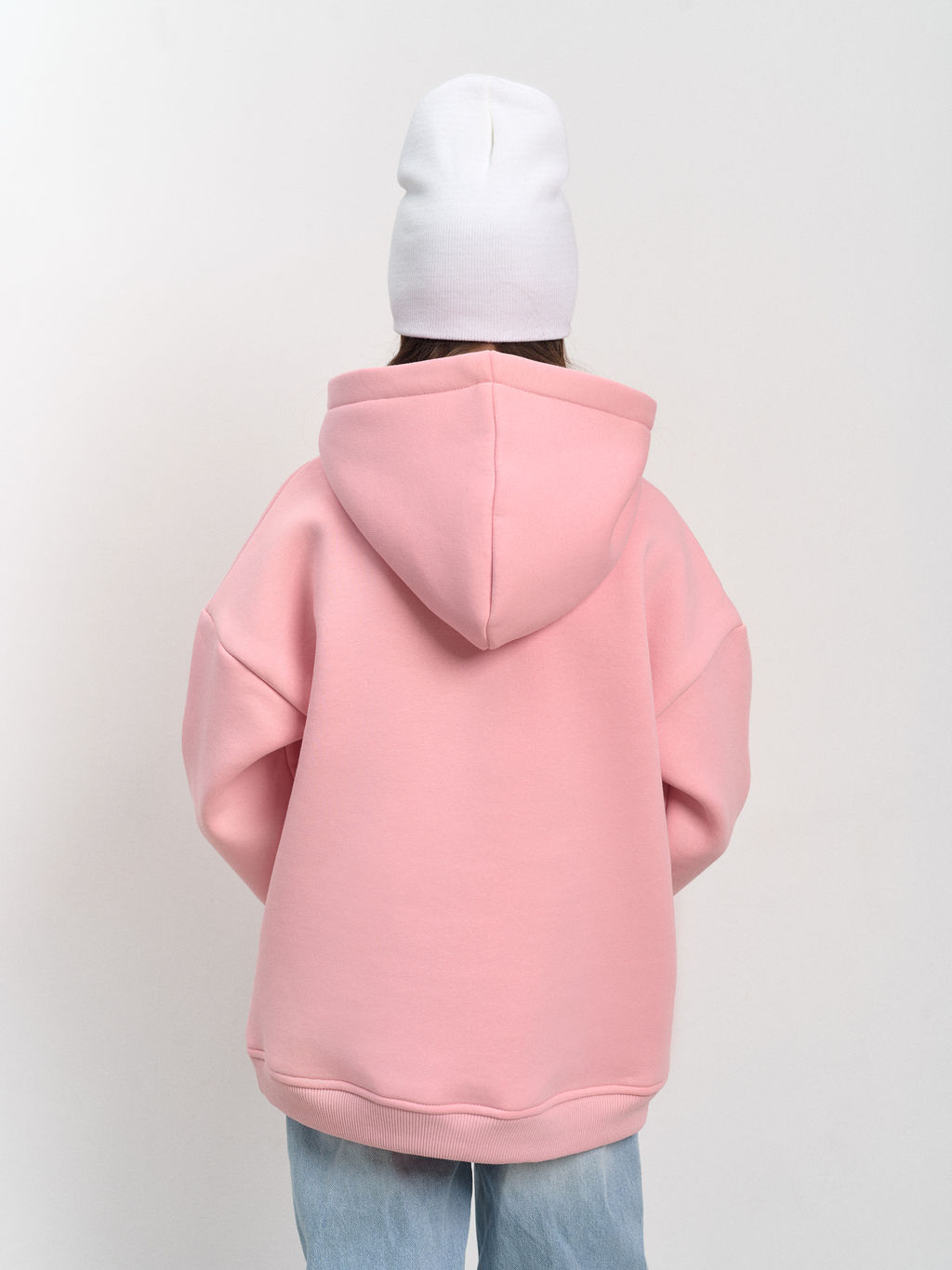 Толстовка с капюшоном для девочки "Basic" розовый