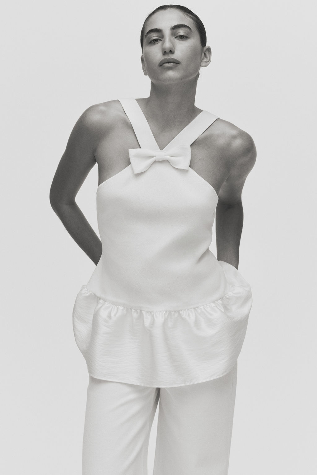 Bow-detail top - H&m фото 5