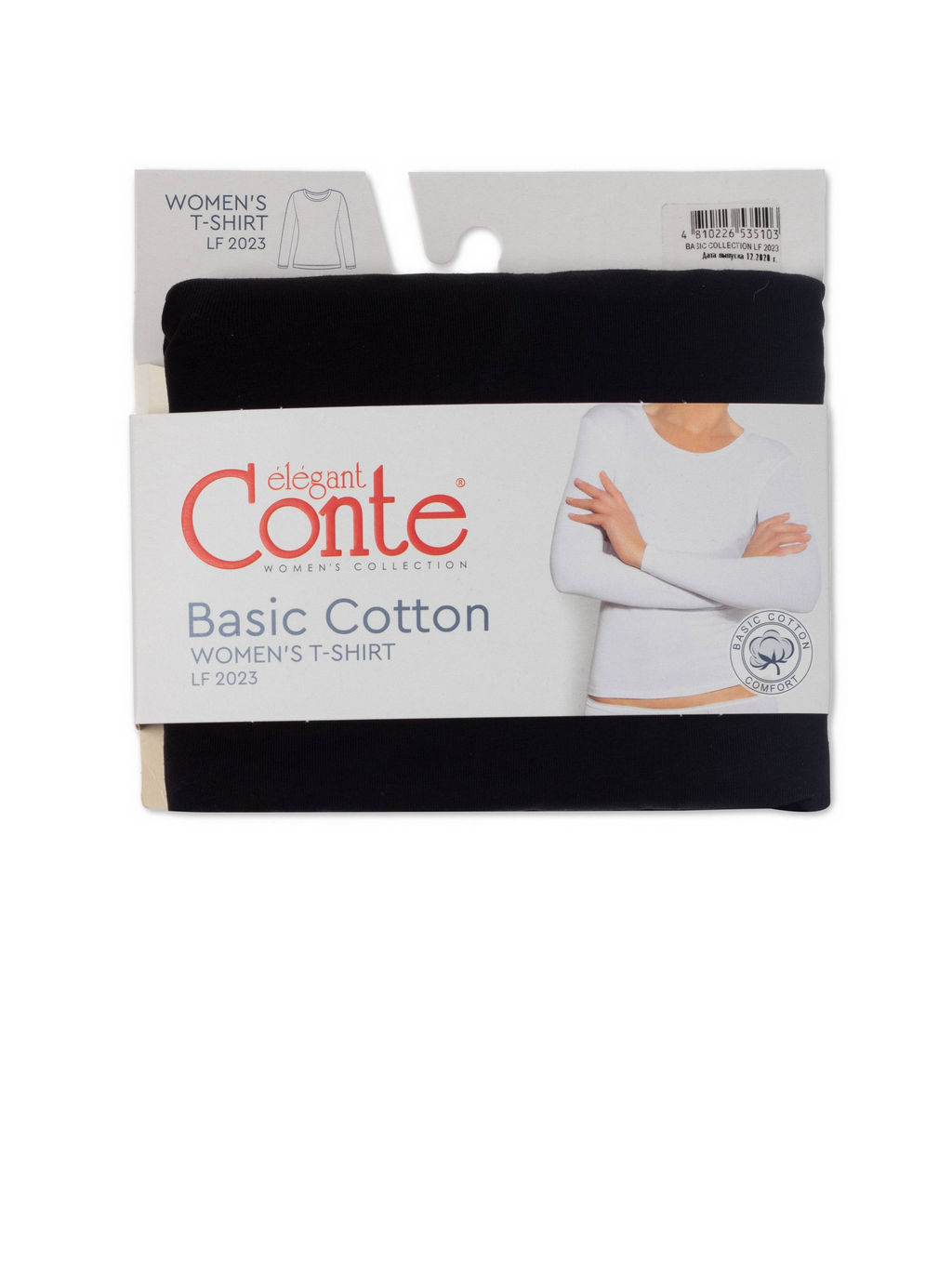 CONTE Фуфайка женская LF 2023 (бандероль) black - Conte elegant фото 4