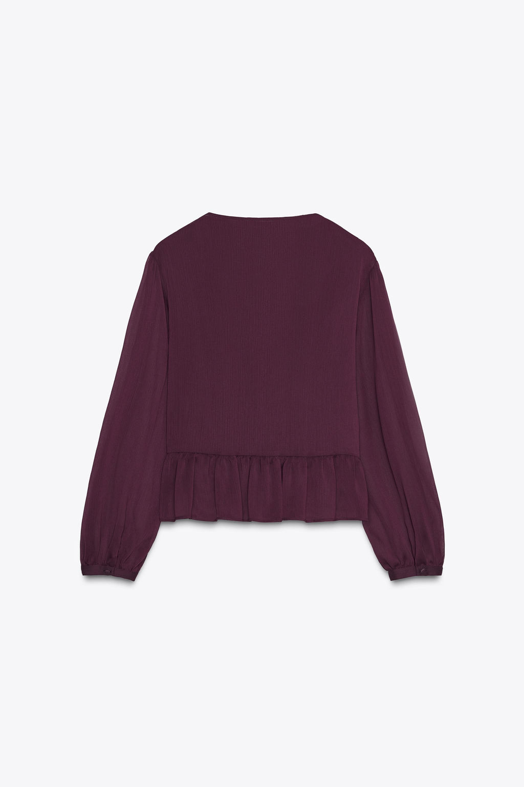 RUFFLED BLOUSE - Zara фото 7