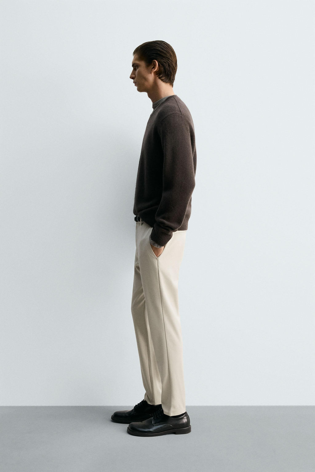 SLIM FIT COMFORT TROUSERS - Zara фото 54