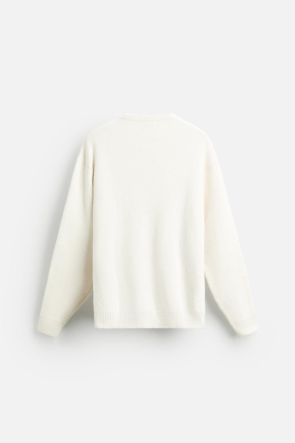 BOUCLE TEXTURED SWEATER - Zara фото 7