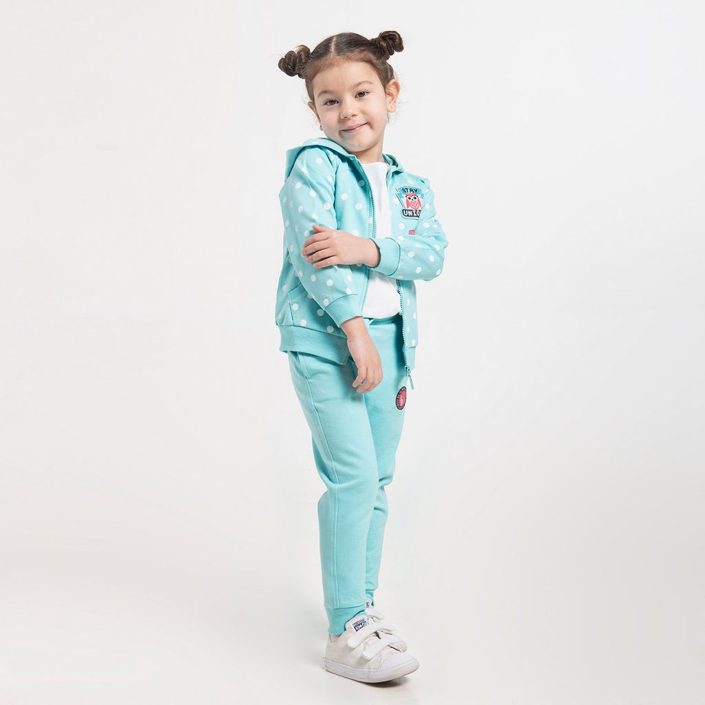 CRB wear/CWKG 62827-49-284 Толстовка для девочки, светло-бирюзовый/Ex.Cherubino  фото 2