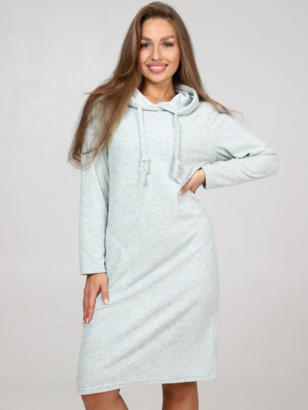 Платье Мята махровое Лапша (М-964)