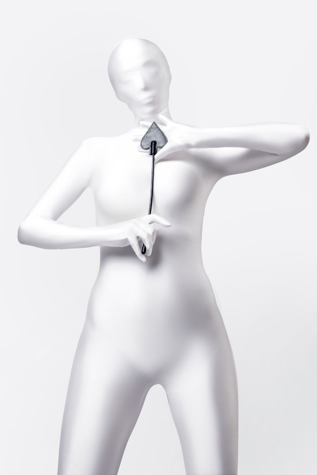 Стек Anonymo #0007, PU кожа, черный, 36 см - Toyfa фото 3