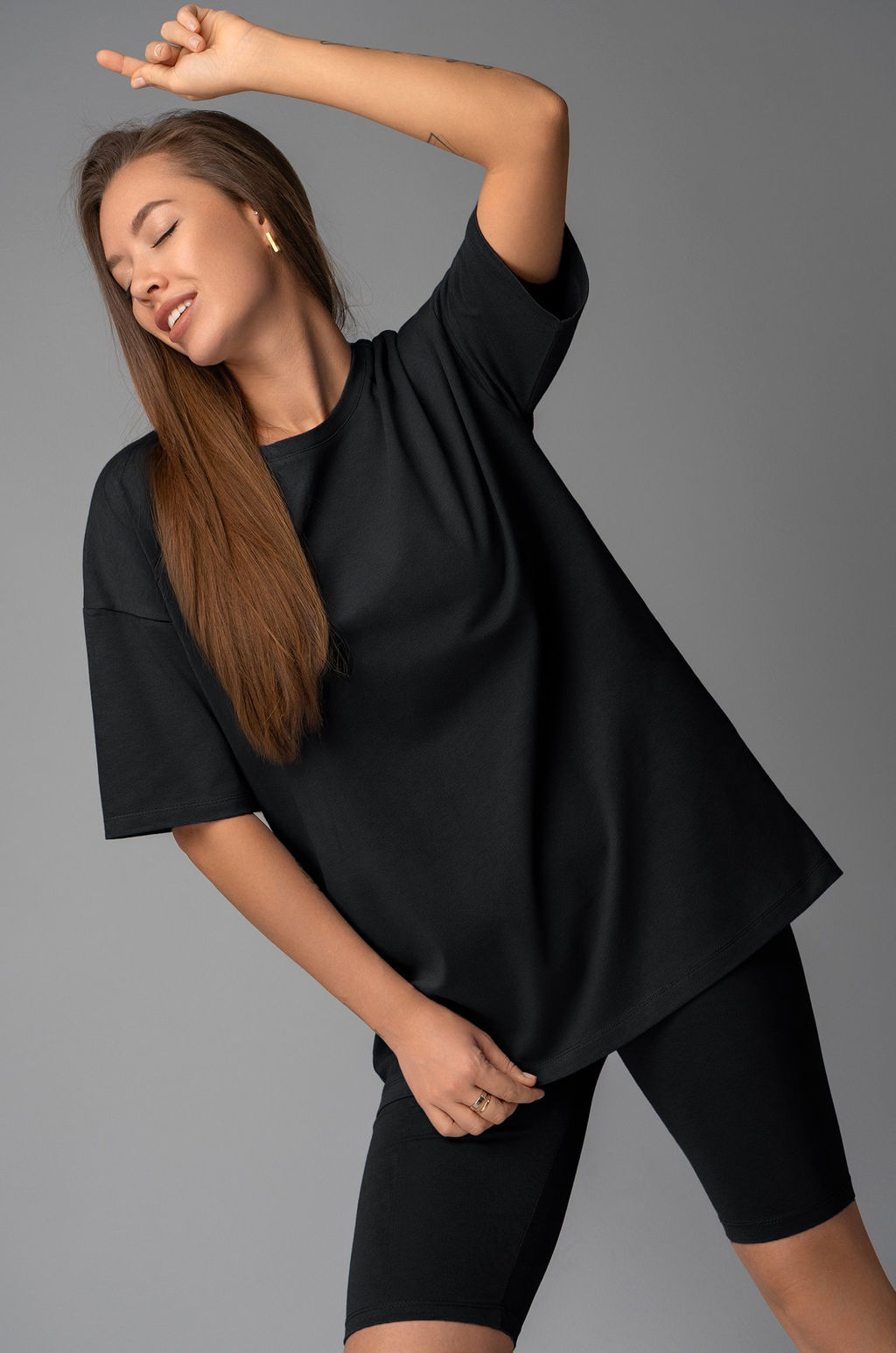 Женский костюм оверсайз Happyfox