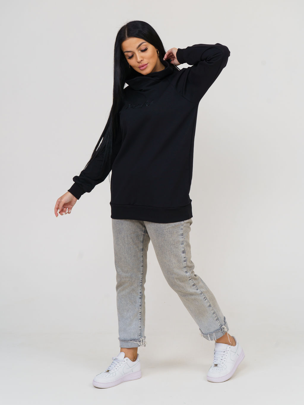 0055 Туника "Черный"