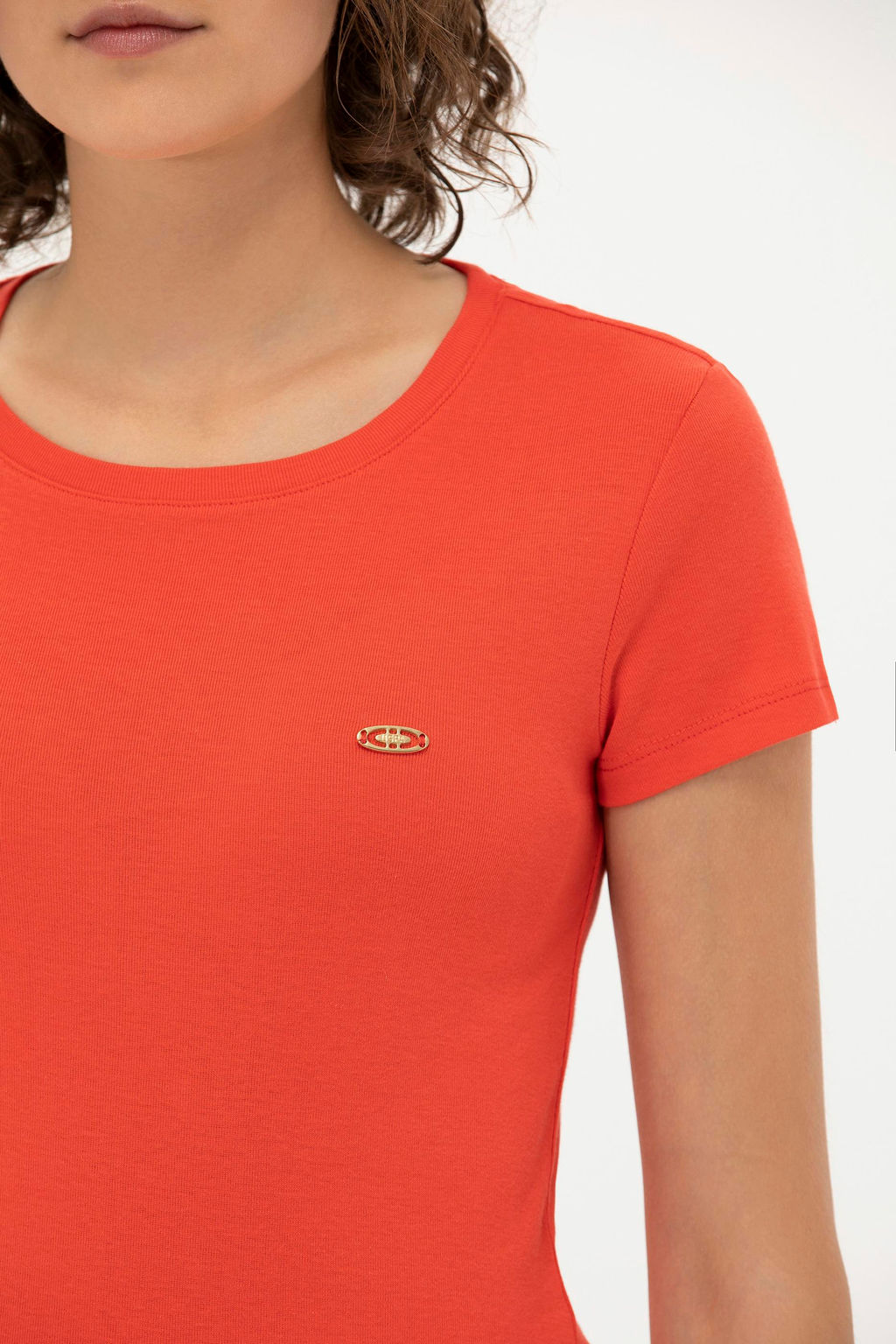 U. S. Polo Assn Женская красная футболка с круглым вырезом - U.s. polo assn фото 7