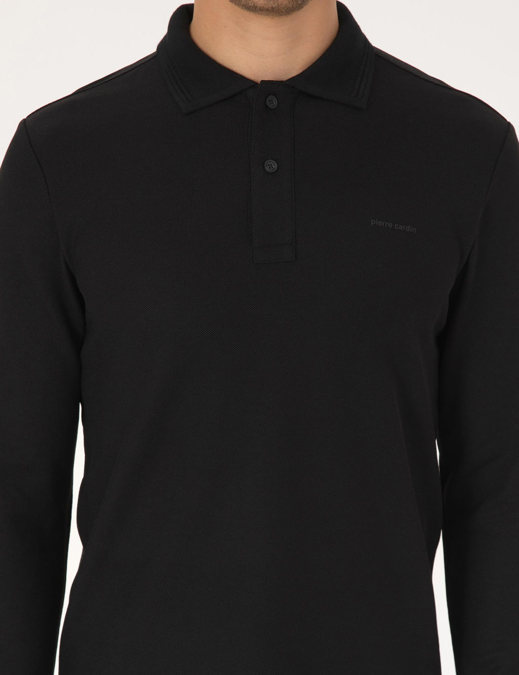 Siyah Slim Fit Sweatshirt - Pierre cardin фото 6