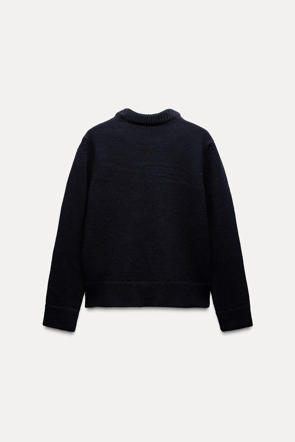 PLAIN KNIT SWEATER - Zara фото 6