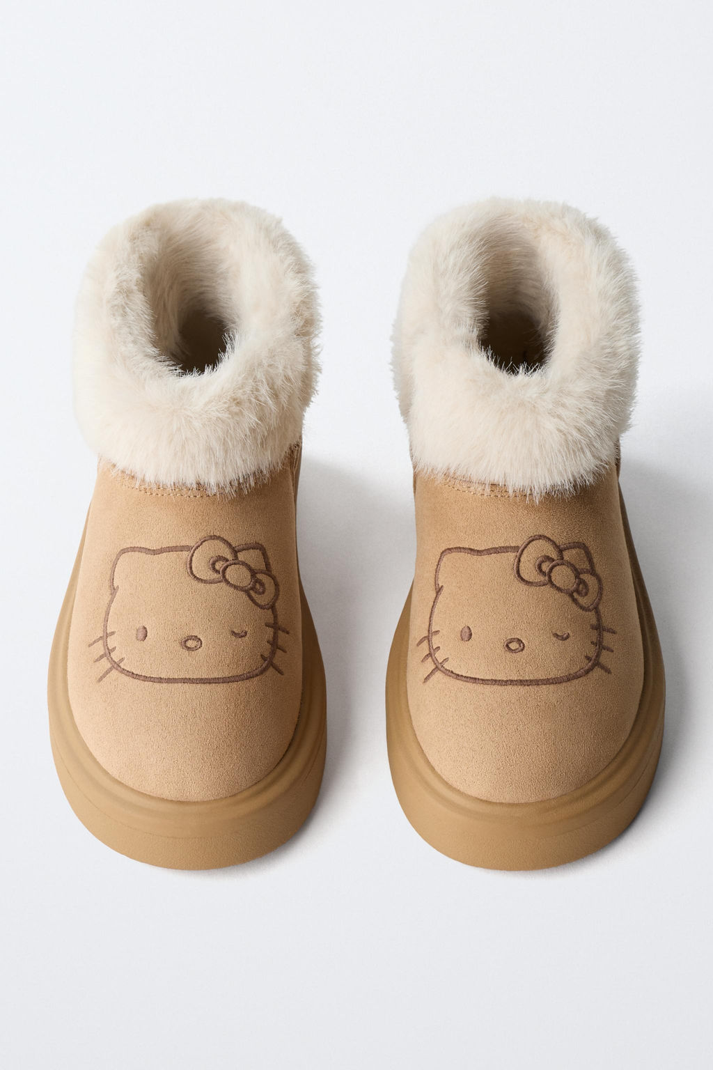 HELLO KITTY SANRIO LINED ANKLE BOOTS - Zara фото 4